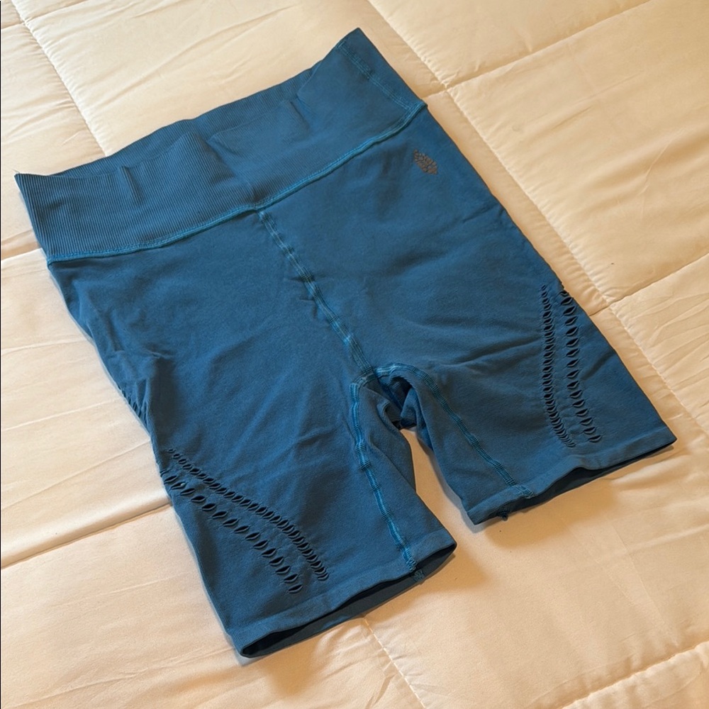 Free People Movement Hole Lotta Love Biker Shorts